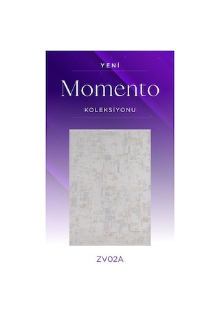 Royal Halı Momento Zv02a Krem Vizon Akrilik Yumuşak Dokulu Modern Halı
