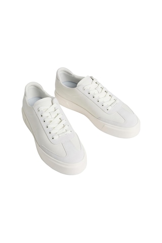 Calvin Klein Basket Cupsole Lup Wt Deri Beyaz Erkek Sneaker-15178