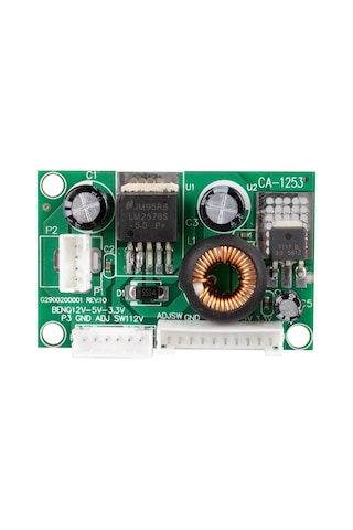 Weko Ca-1253-v1 Power Supply Kademeli Modül Dc 12v To 5v To 3.3v 3 Amper Voltaj Dönüştürücü Kart