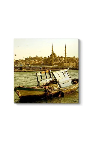 Galata Köprüsü Manzara Tablosu 70 X 70