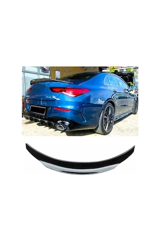 Mercedes Cla W118 Psm Bagaj Üstü Piano Black Spoiler