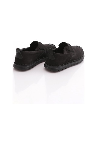 Dgn 9861 Erkek Comfort Ayakkabi Siyah Nubuk Siyah