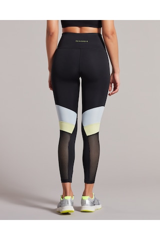 Skechers W Performance Coll. Mesh Detailed Ankle Legging Kadın Siyah Tayt S231402-001