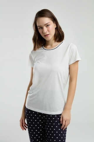 Arnetta Kadın Beyaz Pijama Takımı Ar3224-s-v2 Beyaz