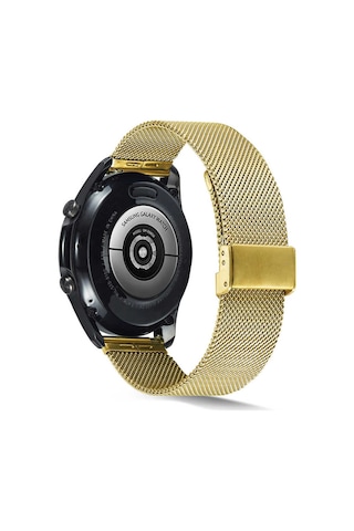 Gear S3 Uyumlu Krd-45 22mm Metal Zore Kordon-gold