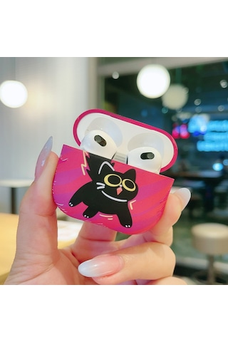 Airpods Uyumlu 3 İçin Kedi Ve Köpek Desenli Kulaklık Kutusu Buzlu Tpu Kılıfı Köpeği Keşfetmek Köpeği Keşfetmek