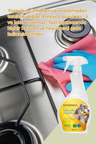 Hygensia Yağ ve Kir Çözücü 750 ML