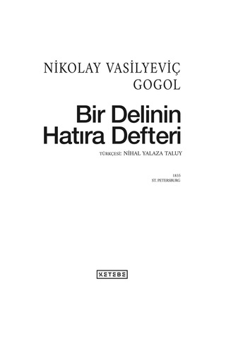 Ketebe Bir Delinin Hatıra Defteri