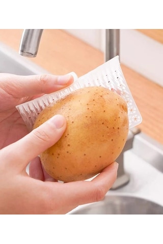 Kenpazar Çok Amaçlı Sebze Ve Meyve Temizleme Patates Soyma Fırçası Çok Renkli