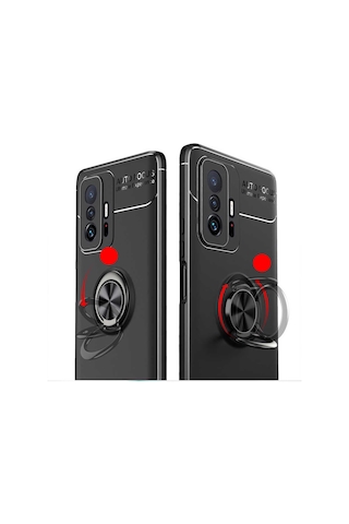 Xiaomi Mi 11t Pro 5g Kılıf Zore Ravel Silikon Kapak Kırmızı