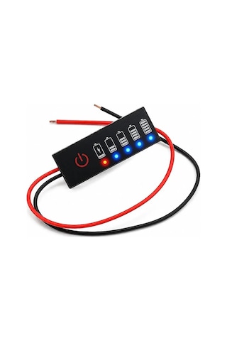 3s Lityum Batarya Akü Seviye Durum Göstergesi Modülü - Led Panel