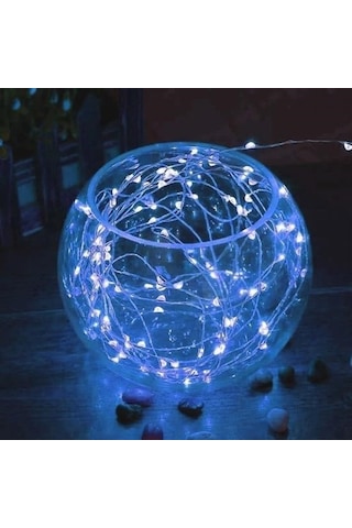 Buffer Pilli 5 Metre Dekoratif Peri Led Beyaz Aydınlatma Süsleme Lambası