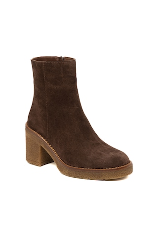 Marrone Bot Kadın 25k11533xs Vergelio Suede Marrone