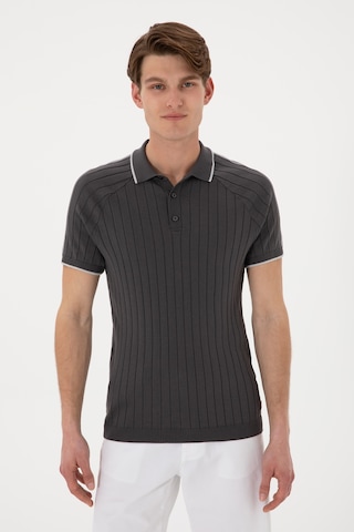 U.S. Polo Assn. Erkek Slim Fit Bisiklet Yaka Antrasit Tişört 50306481-VR006