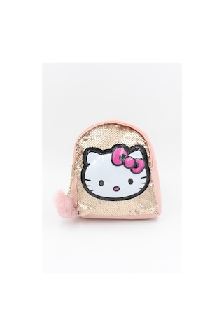 Chantaky Chantaky 039 3005 Hello Kitty Kedicikli Payetli Işıklı Pudra Sırt Çantası Pudra
