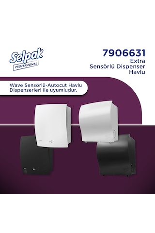 Selpak Professional Extra Sensörlü Havlu, 21 Cm, 135 Metre