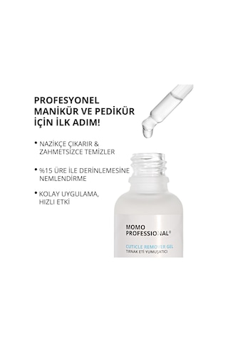 Momo Professional Cuticle Remover Gel Tırnak Eti Çıkarıcı Jel Tırnak Eti Temizleyici
