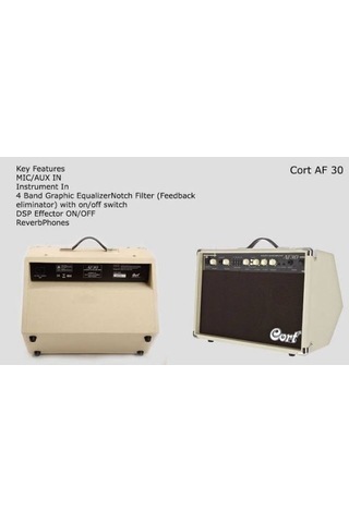 Cort Af30 Akustik Gitar (Saz) Amfisi 30W