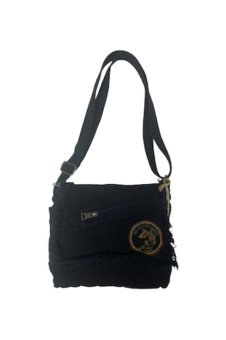 Vintage Küçük Salaş Unisex Günlük Çapraz Postacı Çantası S Boy 26x20cm Koyu Lacivert