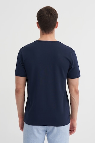Cazador Erkek Lacivert Bisiklet Yaka T-shirt 46180 Lacivert