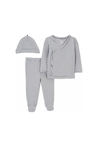 Carter's Layette Erkek Bebek 3'lü Alt Üst Set 1o967510 Mavi 001