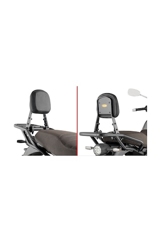 Moto Guzzi V7 850 Stone/special 21-25 Sissybar + Çanta Demiri Givi Ts8206b+sr8206 Siyah