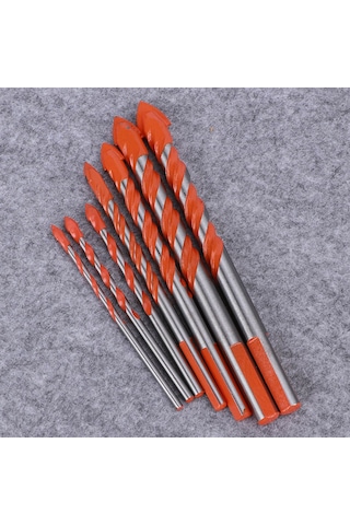 Maiyame Cam, Seramik, Ahşap Ve Plastik İçin 7'li Hızlı Çelik Merkez Matkap Ucu Seti 3mm-12mm - Kaymazsız Tutma Ve Sıkıcı Delme