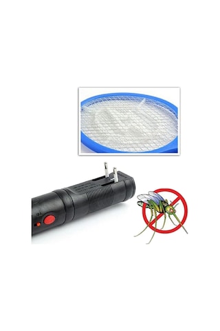 Büro Ev Ofis Yazlık Hijyeni İçin Şarjlı Sinek Savar Raket