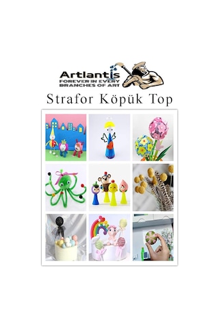 Strafor Köpük Top 5 Cm 5 Adet Köpük Top Küre Toplar Yuvarlak Strafor Köpük Top Okul Deney Hobi Sanat