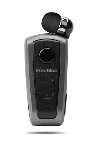 F910 Bluetooth Makaralı Titreşimli Kulak İçi Bluetooth Kulaklık Gri
