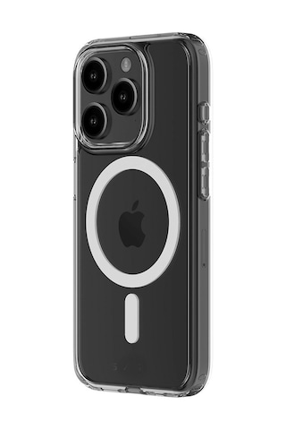 Apple Uyumlu iPhone 15 Pro Max İçin Magsafe Özellikli Şeffaf Silikon Kılıf