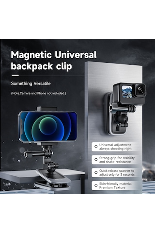 Telesın Sırt Çantası Askı Kelepçesi Cam Için Manyetik D12175