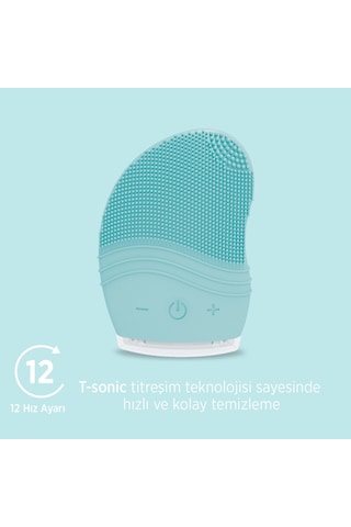 Polosmart Marka Psc03 Sonic Titreşimli Yüz Temizleme Cihazı - Turkuaz