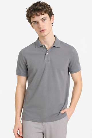 Defacto %100 Pamuk Polo Tişört E9504ax26spgr206 Gri-gr206