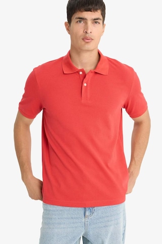 Defacto Regular Fit Polo Yaka Pike Kısa Kollu Tişört E9504ax25smrd28 Kirmizi