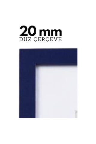 Lacivert-20mm-50x70 Cm Mat Pvc Li Camsız Fotoğraf 1000 Parça Puzzle Belge Çerçeve Yatay Dikey Asılabilme 95397697