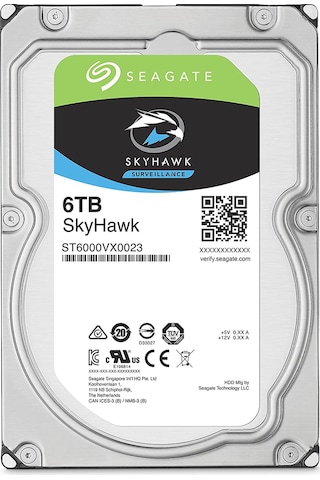 Seagate SkyHawk ST6000VX0023 3.5" 6 TB 7200 RPM SATA 3 HDD