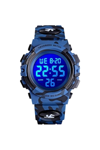 Çocuk Saati 6-15 Yaş Arası Erkek Çocukları İçin Dijital Spor Açık Hava Çok Fonksiyonlu Kronograf Led 50 M Su Geçirmez Alarm Takvim Analog Saat Silikon Bantlı Çocuklar İçin E Diğer