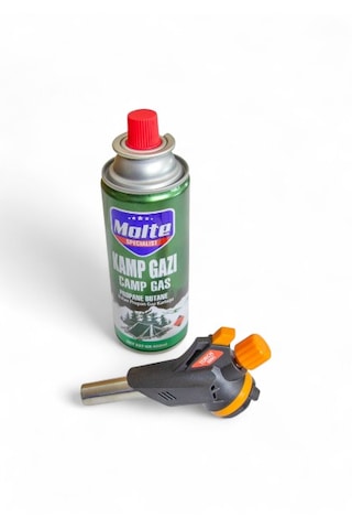 Molte Kamp Gazı Torch Pürmüz Seti Molte Gaz + Master Torch Pürmü