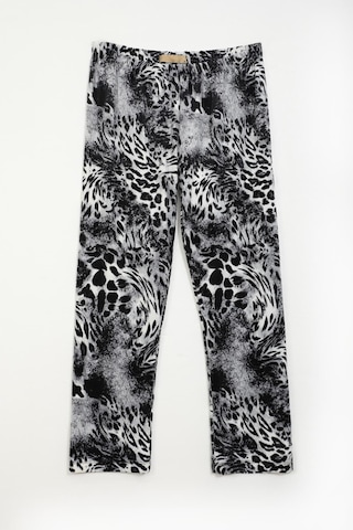 Markapia Kadın Yumuşak Kadife Dokulu Leopar Desenli Pijama Altı Çok Renkli