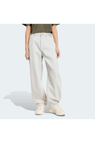 Adidas Barrel Kadın Gri Jean Pantolon Kq6475