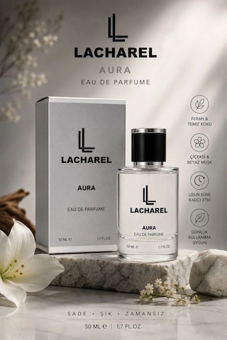 Lacharel Aura Eau De Parfum 50 Ml Narenciye, Odunsu Ve Sofistike Parfüm Diğer