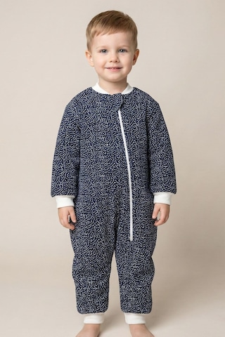 Unisex Çocuk Elyaf Dolgulu Uyku Tulumu - Lacivert Lacivert