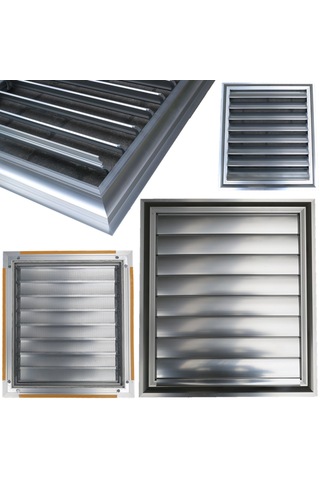 Banyo Havalandırma Parlak Alüminyum Telli Menfez, Panjur ! (226901664)