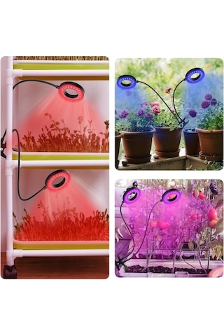 Besthome1 Tam Spektrum Bitki Büyüme Lambası: 1-4 Kafa Led Red+blue, Sana Çip, 30000 Saat Alüminyum Kasa Siyah, 3.5 Bitki Gelişt Diğer