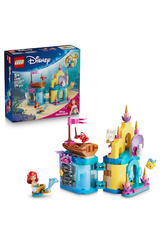 LEGO® ǀ Disney Princess Ariel'in Sihirli Mini Sarayı 43285 – 5 Yaş ve Üzeri Çocuklar için Karakter İçeren Oyuncak Yapım Seti(179P)