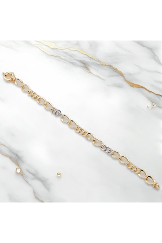 Th5160 Altın Model 925 Ayar Gümüş Hallow Bileklik