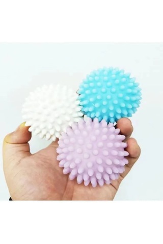 Konesam Mavi 4'lü Tpr Çamaşır Temizleme Topları: Kirlilik Kaldırıcı, Saksılamayı Engellici, Elektriksel Statik Önleyici Ve Tüy Toplayıcı Hedefli Aletler Mavi