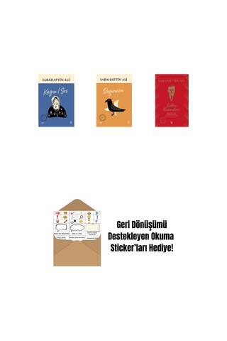 Kağnı / Ses + Değirmen + Sabahattin Ali Bütün Romanları Ciltli + Okuma Sticker'ları