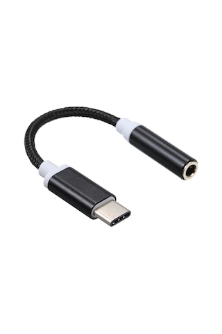 Ximistore9 Type-c'den 3.5mm Ses Adaptörü, Müzik/film İçin, Çelik Kasa, Nylon Dokuma, Xiaomi/huawei Uyumlu, Plug & Play